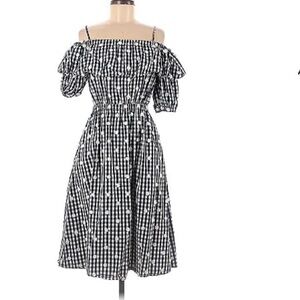 Perseverance London Gingham Daisy Cotton Sundress